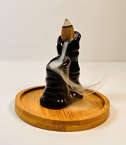 Cypress Premium Natural Backflow Incense Pack Of 50; Waterfall Effect; Enduring Fragrance #TOP2