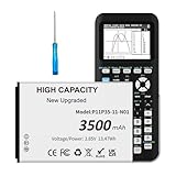 2X Battery for TI-84 Plus CE, 3500mAh Upgrade High Capacity Battery Replacement for Texas Instruments TI-84 CE, TI Nspire CX/CX II, TI Nspire CX CAS/CX II CAS,P/N:P11P35-11-N01/3.7L1200SPA with Tool