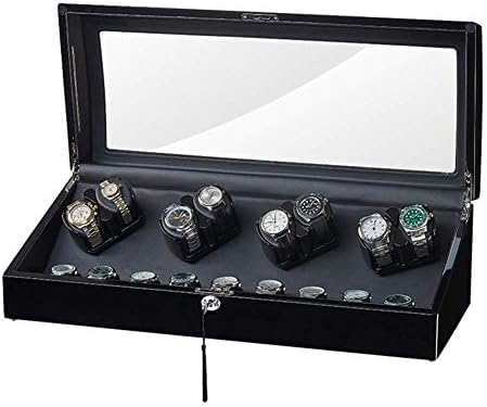 FENOKD Mechanical Watch Shaker 8+9 Automatic Watch Winder Watch Winder Box 4 Rotation Mode Settings Large Extremely Silent Motor for Men Women Watch