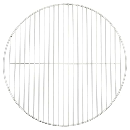 LoogCape Parrilla redonda de acero inoxidable 304, diámetro de 37 cm, para carbón vegetal, parrilla esférica, duradera, resistente accesorio de barbacoa para jardín, terraza, camping y barbacoa