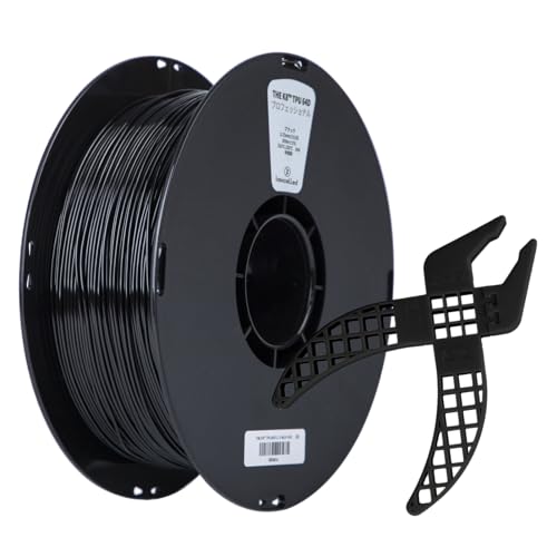 kexcelled 3Dプリンター TPUフィラメント 64D 1.75mm径 正味量1KG(2.2LB) 寸法精度+/-0.05mm 柔軟性も耐久性も優れる新型素材 ブラック