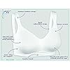Just-My-Size-Womens-Active-Lifestyle-Wirefree-Bra-MJ1220 JUST MY SIZE womens Active Lifestyle Wirefree Mj1220 Bras, White, 48DD US
