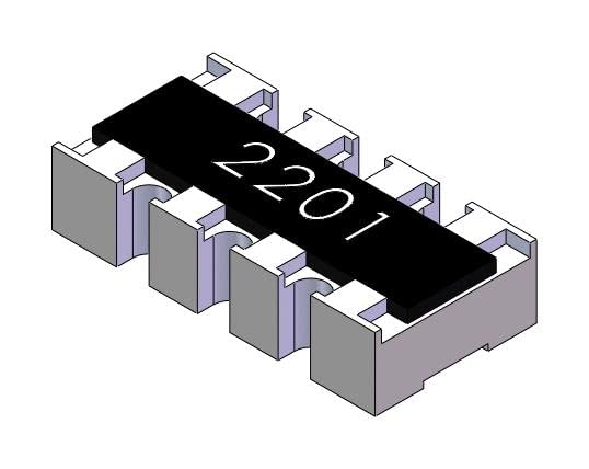 Résistances réseau zéro ohm 0804 0.063W en bande de 10000 pièces MP005575