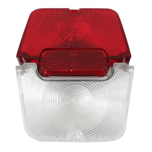 Ikriyi Tail Light Assembly Rear Left Driver Right Passenger Side Reflector Lens Set for Chevy for Chevy II 1962-1964