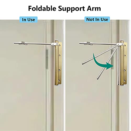 Ttzeze 00522YE Screen Door Closer, Ttzeze Heavy Duty Automatic Door Closer, Safety Spring Door Closer For Storm Door, Steel Door Closer With Adjustable Closing Speed thumb #6