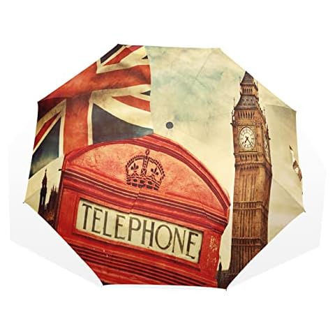 TropicalLife Windproof Compact 3-Fold Umbrella Cover