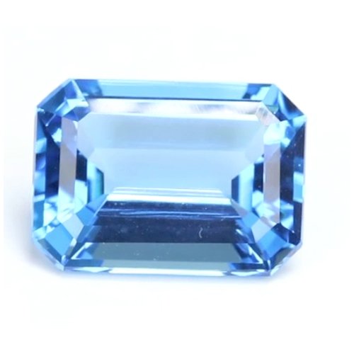 Topaze bleue naturelle de 10,25 Ratti : une gemme AMZ6730 d'exception