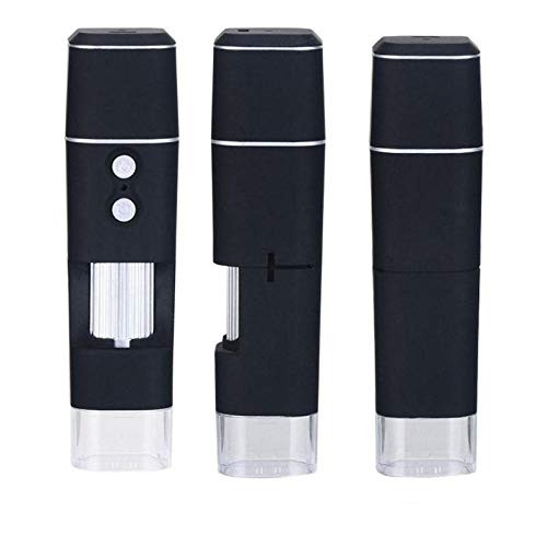 VIDOO Lente d'Ingrandimento per Microscopio Digitale 500Mp 8 Wireless Camera 2Mp WiFi con Supporto per Base