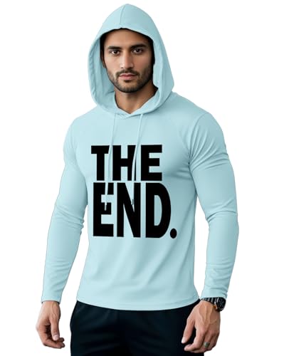 Image of AUSK Men's Full Sleeve Hooded T-Shirt - The Ultimate Cotton Blend Comfort || Hoodies for Mens
