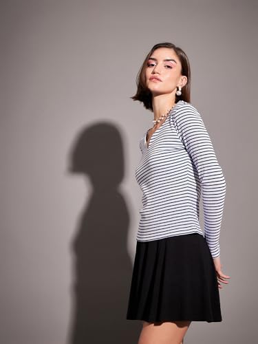 Image of Sassafras Women Sweetheart Neck Rib Top