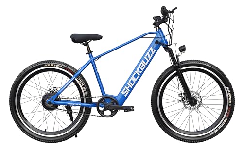 Image of Neelam ShockBuzz NV 1.0 Electric Bicycle 26T 26-Inch | 250W Motor | 7.8Ah Inbuilt Lithium Battery | Dual Disc Brakes | Suspension | E-Cycle for Men & Women |