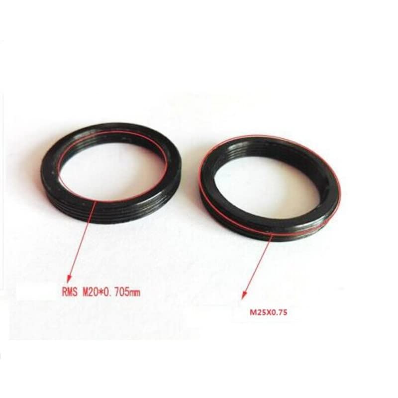 Microscope Adapter RMS Thread to 25mm M25 X0.75 27mm M27 X0.75 C Mount for Microscope(RMS-M25X0.75)