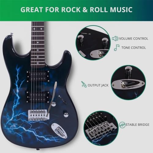 Ktaxon QU-41 39 Inch Electric Guitar thumb #4