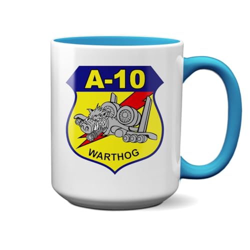 Taza Future of Flight A-10 Thunderbolt II 15oz blanca miniatura 1