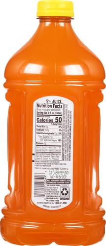 V8 Splash Orange Pineapple Flavored Juice Beverage, 64 FL OZ Bottle