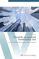 Towards an optimal bankruptcy law 3639679350 Book Cover