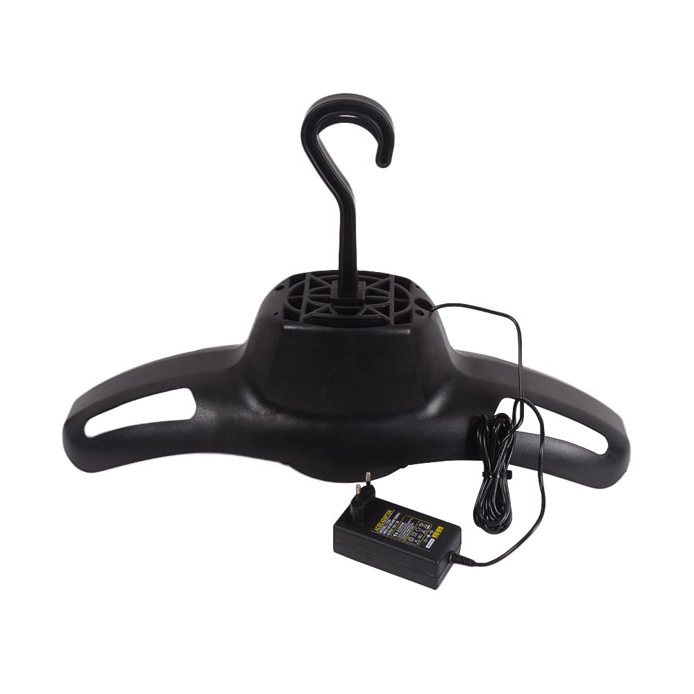 MOTO4U Cintre pour combinaison de plongée avec ventilateur intégré et crochet, pour équipement de pluie, vêtements de protection lourde, vestes de moto, vestes en cuir, combinaisons de plongée