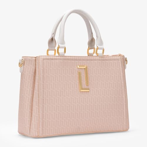 Image of Lavie Luxe Women's Daphne 3 Compartment Satchel Bag | Satchel Handbag for Work | Ladies purse | Stylish Shoulder Bag | Gift for Women