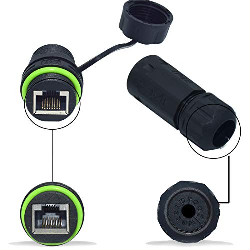 Conector RJ45 Impermeable IP68 Panel Hembra a Hembra miniatura 4