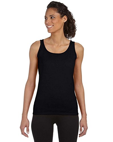 Fashion Gildan 64200L GD Ladies Tank Top Black X-Large