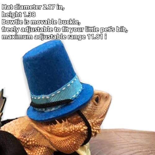 earded Dragon Clothes Small Animal Bow Ties Chapéus para Animais de Estimação Roupa Cosplay Legal Ka