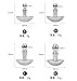 4PCS Male Stainless Steel Urethral Plug Masturbation Urethral Expansion Insertion Stick Expansion Trainer Massage Urethral Expander BDSM 7/8/9/10mm