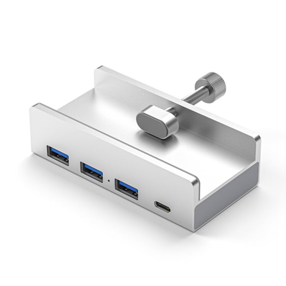USB 3.0 typ C HUB zewnętrzny rozdzielacz wieloportowy ze stopu aluminium wysoka prędkość rozszerzenie 5 GBPS transmisja danych na biurko