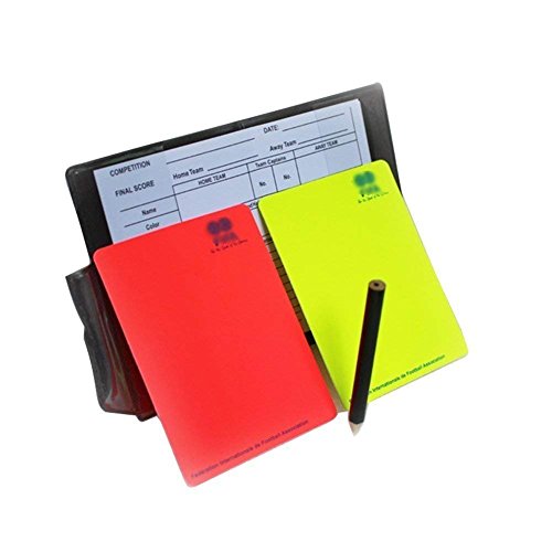 a-nam Schiedsrichter-Kartenset, Rot und Gelb, Ersatzkarten