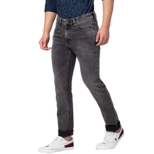 Image of Spykar Men's Rover Regular Fit Mid Rise Casual Jeans