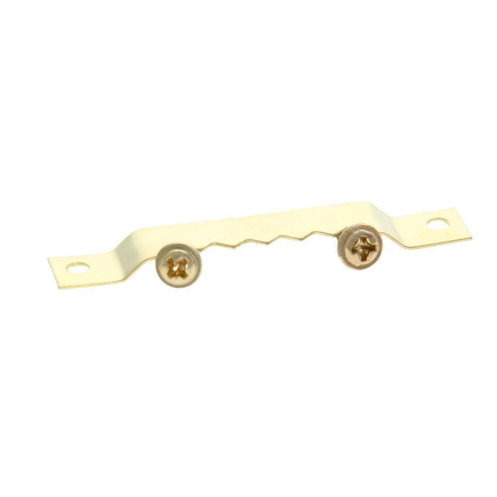 MroMax 10 Stück Goldene Sägezahn-Bilderbügel 40 Mm – Aufhänger Für Bilderrahmen & Leinwände