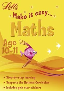 Paperback Maths Age 10-11 (Letts Make it Easy) Book