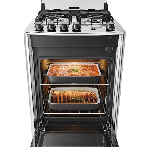 Fogão 4 Bocas Preto com Mesa Inox Dako Magister Bivolt
