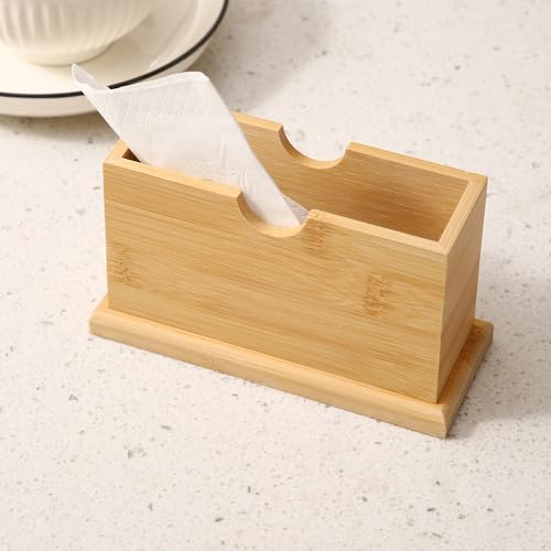 Image of HOKIPO Bamboo Tissue Paper Holder (AR-5054)