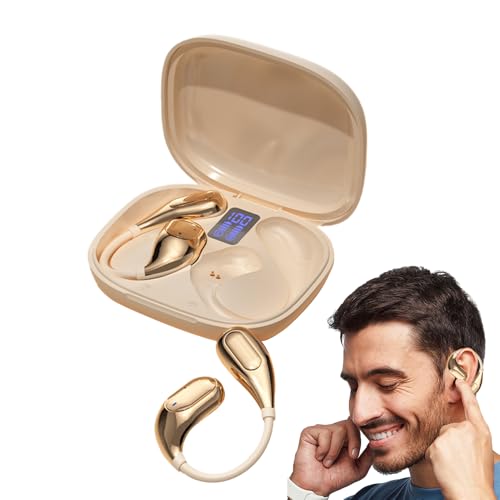 Auriculares Abiertos | Auriculares Deportivos Inalámbricos Diadema - Sonido Estéreo Cómodo para Ciclismo, Gimnasio, Viajes en Avión, Moto y Entrenamientos