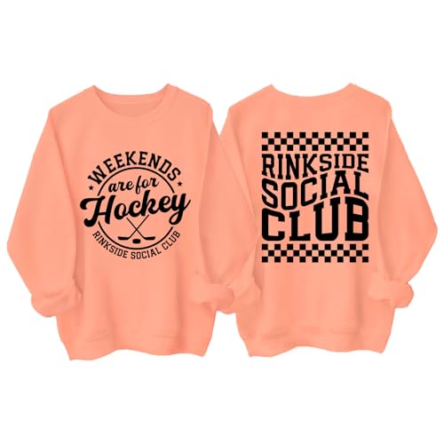 Weekends Are For Hockey Sweatshirt, Rinkside Social Club Sweatshirt, Hockey Mom Sweatshirt, Weekends Are For Hockey Shirt