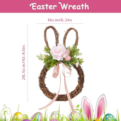 Couronnes de Pâques pour porte et intérieur déco lapin