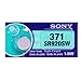 Sony 371 (SR920SW) 1.55V Silver Oxide 0%Hg Mercury Free Watch Battery (2 Batteries)