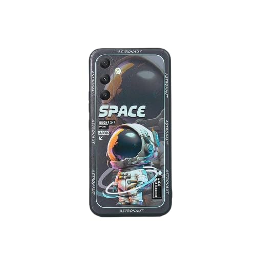 MILLION CASES Back Cover Case for Samsung Galaxy A34 Soft Flexible TPU Shockproof Protective Stellar Space Astronaut Case(Pattern2)