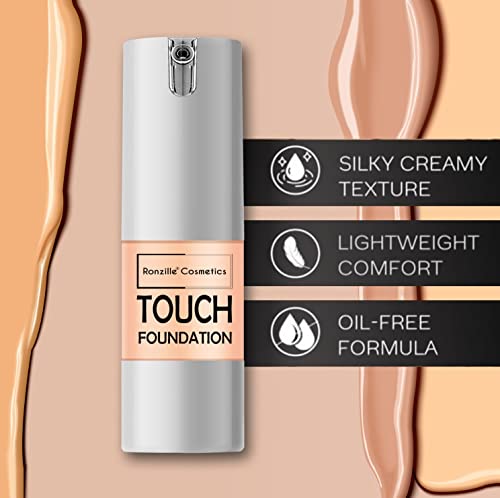 Image of RONZILLE Full Coverage Touch-Foundation Matte Finish Waterproof- Foundation (Shade-02)
