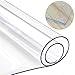 Mantel Transparente de PVC Plástico Grueso Impermeable para Mesa Cocina 155x90cm