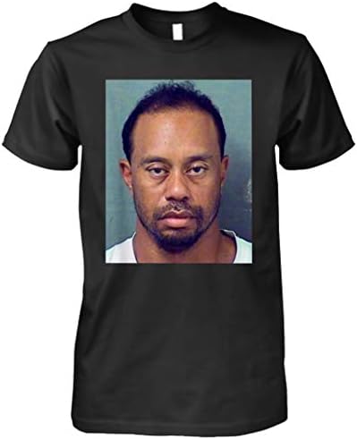 Mugshot Funny Gift Tiger Woods T-Shirt