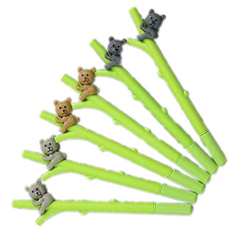 DUBFKBSH ファッション キュート おもしろ 漫画 コアラ 動物 ジェルペン オフィス アウトドア 学生用品 文房具 (8本)