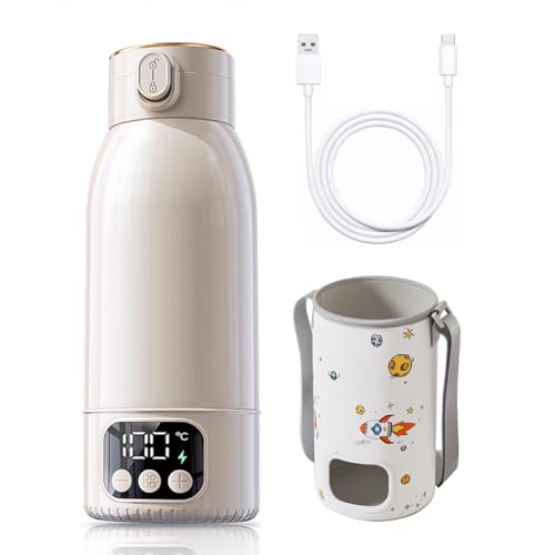 Tetera eléctrica portátil mini 500ml con control de temperatura miniatura 1