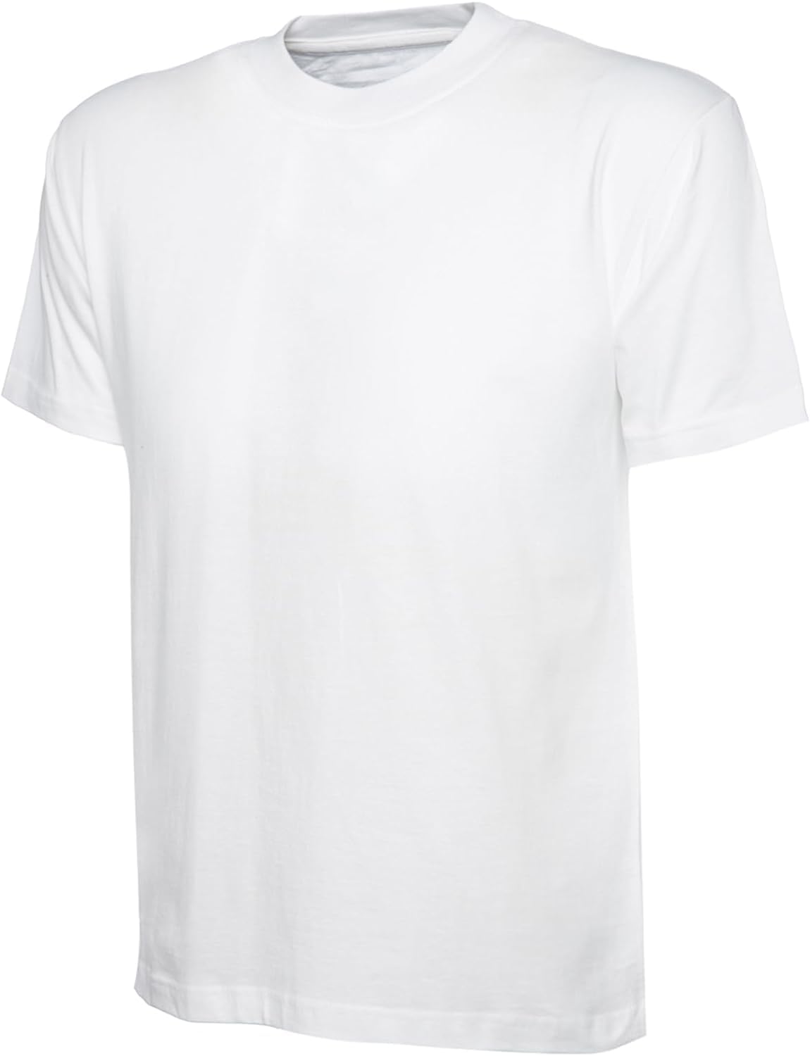 COOZO Mens Classic T-Shirt - White - 5XL