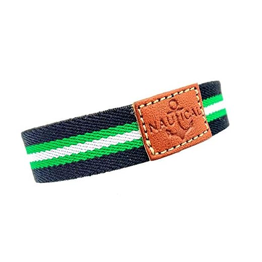 Pulsera de Hombre y Mujer de Tela con la Bandera de Andalucía y Betis elástica y náutica. Brazalete sin Cierre.