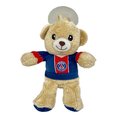 PSG Ourson Peluche en Maillot Ventouse - 15 cm - Collection Officielle Paris Saint Germain