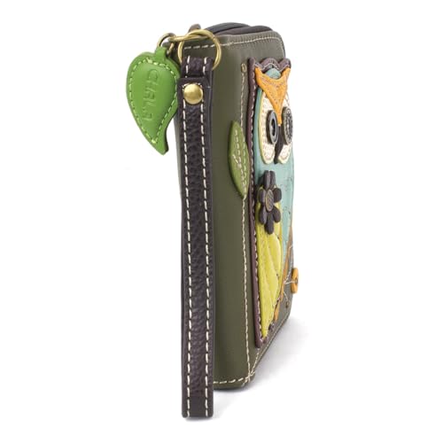 Image of CHALA Zip Around Wallet, Wristlet, 8 Credit Card Slots, Sturdy Pu Leather