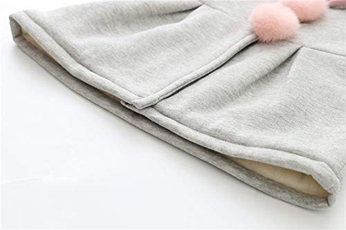 Cokate SET103 Infant Baby Girl Fall Winter Hooded Coat Sweet Rabbit Jackets Outerwear thumb #5