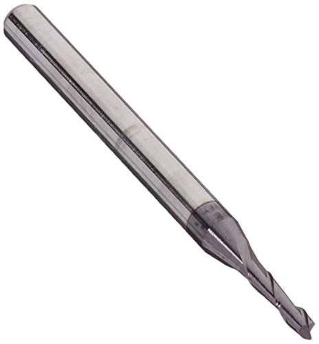 Image of Kodiak Cutting Tools KODIAK130007 USA Made Solid Carbide End Mill, Coated, 2 Flute, 1 /8 inch Shank, 1 /4 inch Length of Cut, 1-1 /2 inch Overall Length, 1 /16 inch Diameter