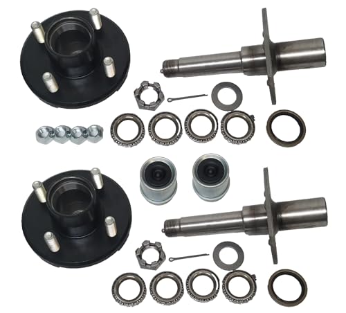 Everything for trailers, RVs and trucks and more - Build Your For Axle Stub Kit with 4x4 Hubs Spindle 1.50